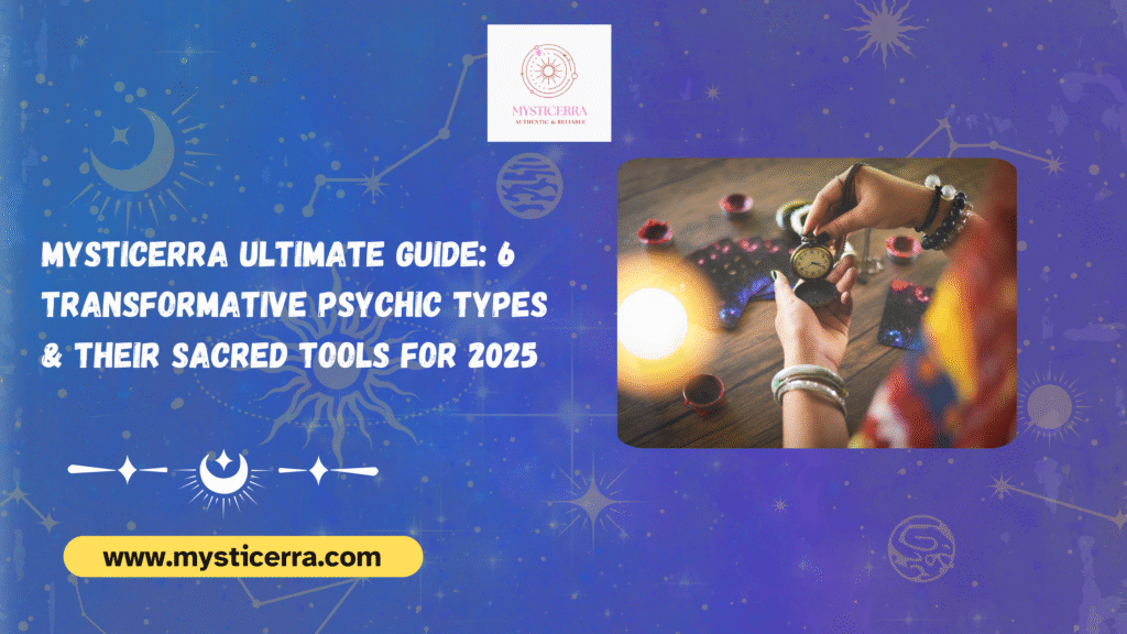 Mysticerra Ultimate Guide: 6 Transformative Psychic Types & Their Sacred Tools for 2025