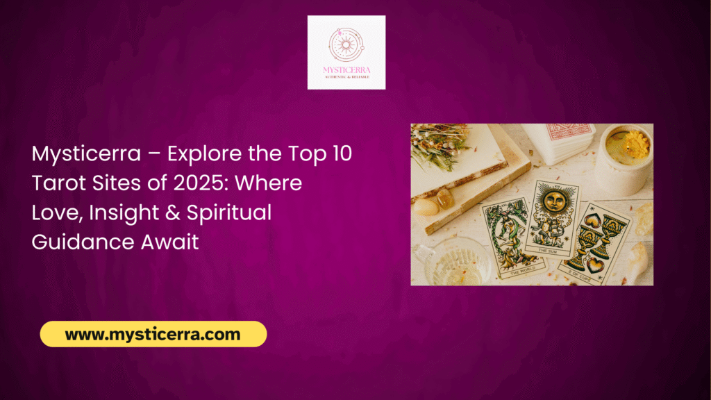 Mysticerra – Explore the Top 10 Tarot Sites of 2025: Where Love, Insight & Spiritual Guidance Await
