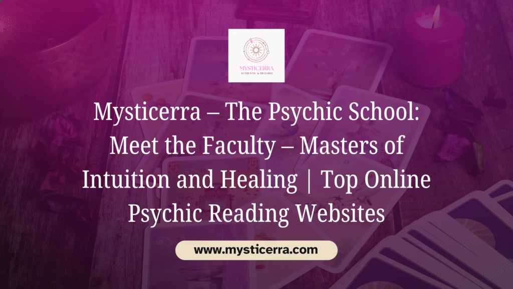 Mysticerra – The Psychic School: Meet the Faculty – Masters of Intuition and Healing | Top Online Psychic Reading Websites
